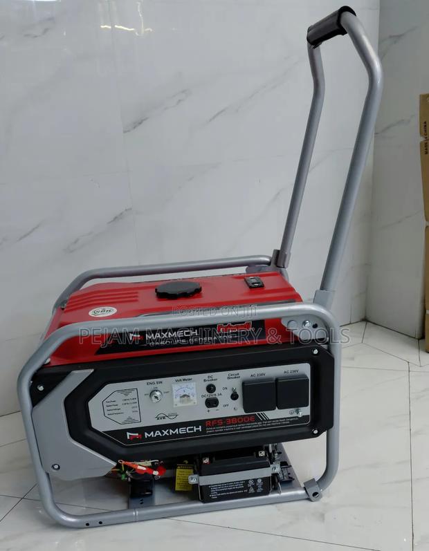 Maxmech RFS 3800 3kva Key Start Petrol Portable Generator - thumbnail 2