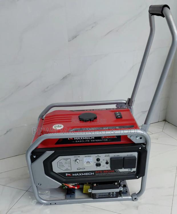 Maxmech RFS 3800 3kva Key Start Petrol Portable Generator - thumbnail 3