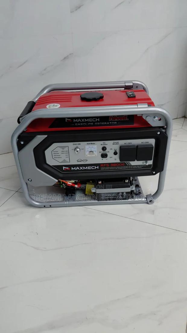 Maxmech RFS 3800 3kva Key Start Petrol Portable Generator - thumbnail 6