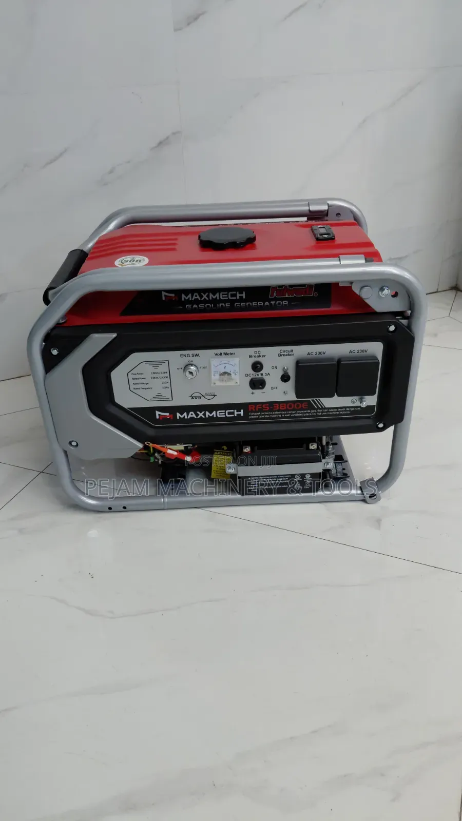 Maxmech RFS 3800 3kva Key Start Petrol Portable Generator