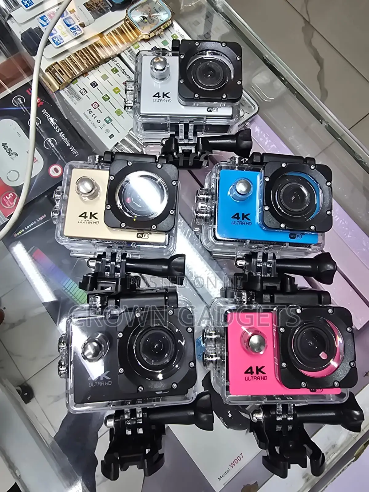 Action Camera 30m Waterproof With 170° Wide Angle Lens