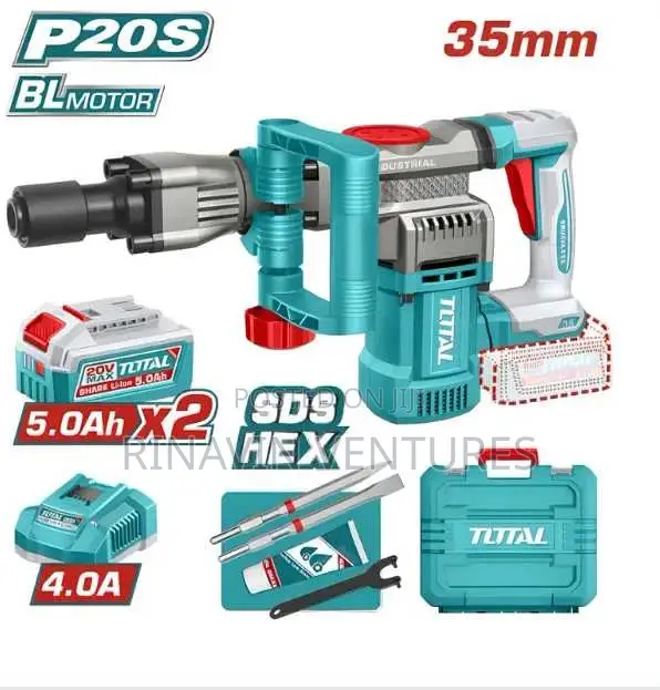 Total Tdbli203582 Cordless Demolition Breaker 35mm