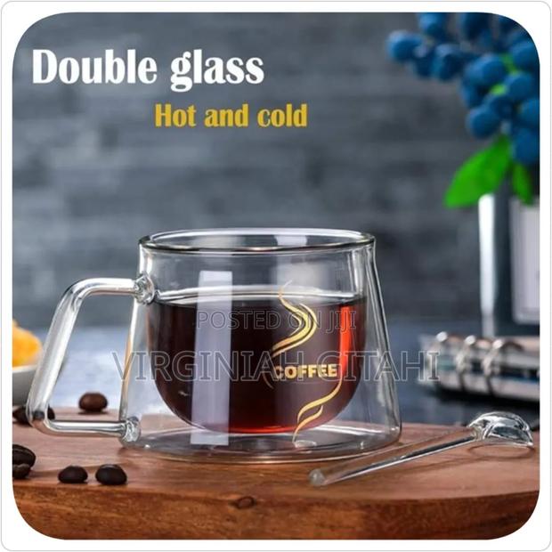 180ml Double Wall Crystal Clear Acrylic Cup