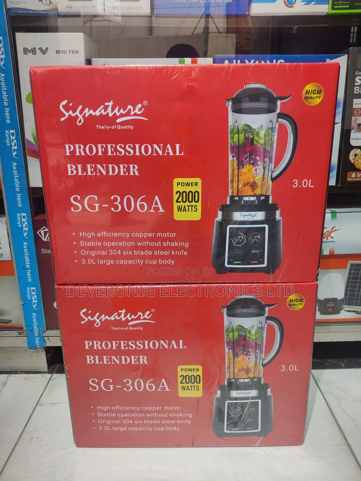 *Signature Commercial Blender Sg 306a 2000w