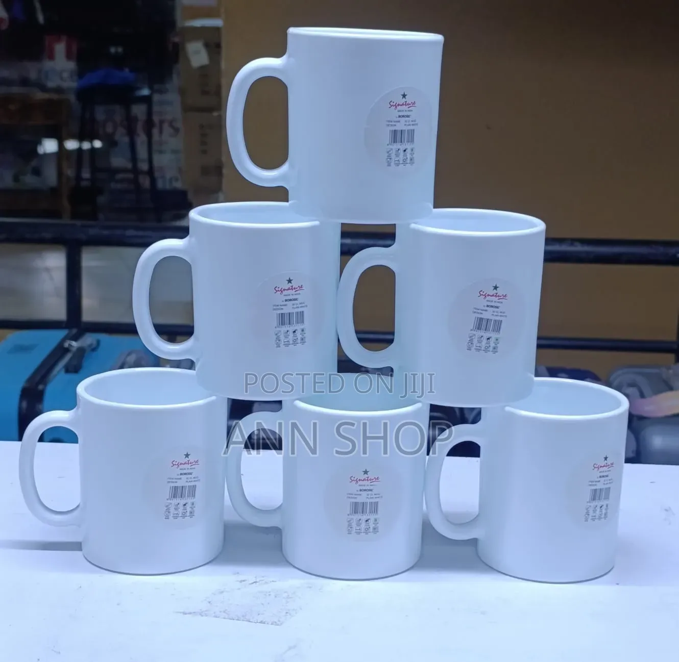 White Plain Cups