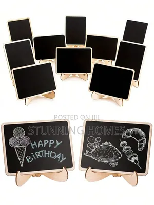 10pcs Mini Chalkboards With a Pen