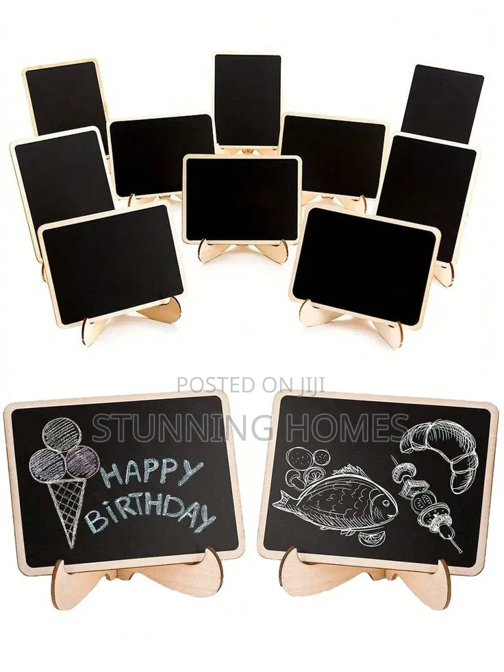10pcs Mini Chalkboards With a Pen