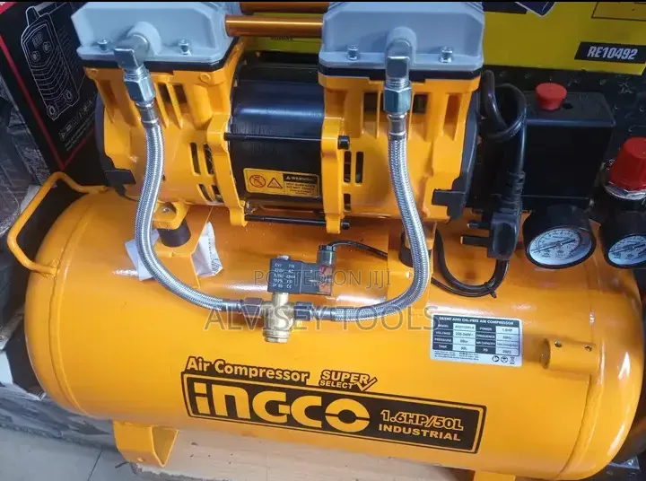 Ingco Air Compressor 50l Silent and Oil Free Air Compressor