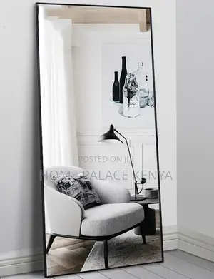 Bedroom Mirror: Full Length Floor Mirror With Aluminum Frame