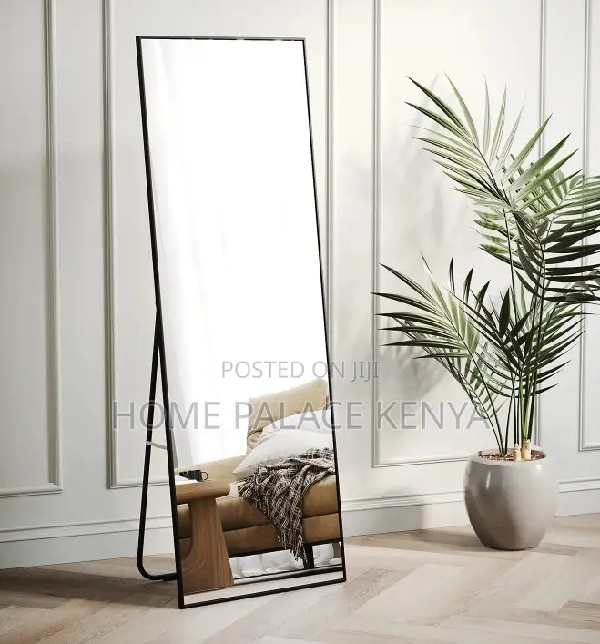 Bedroom Mirror: Full Length Floor Mirror With Aluminum Frame