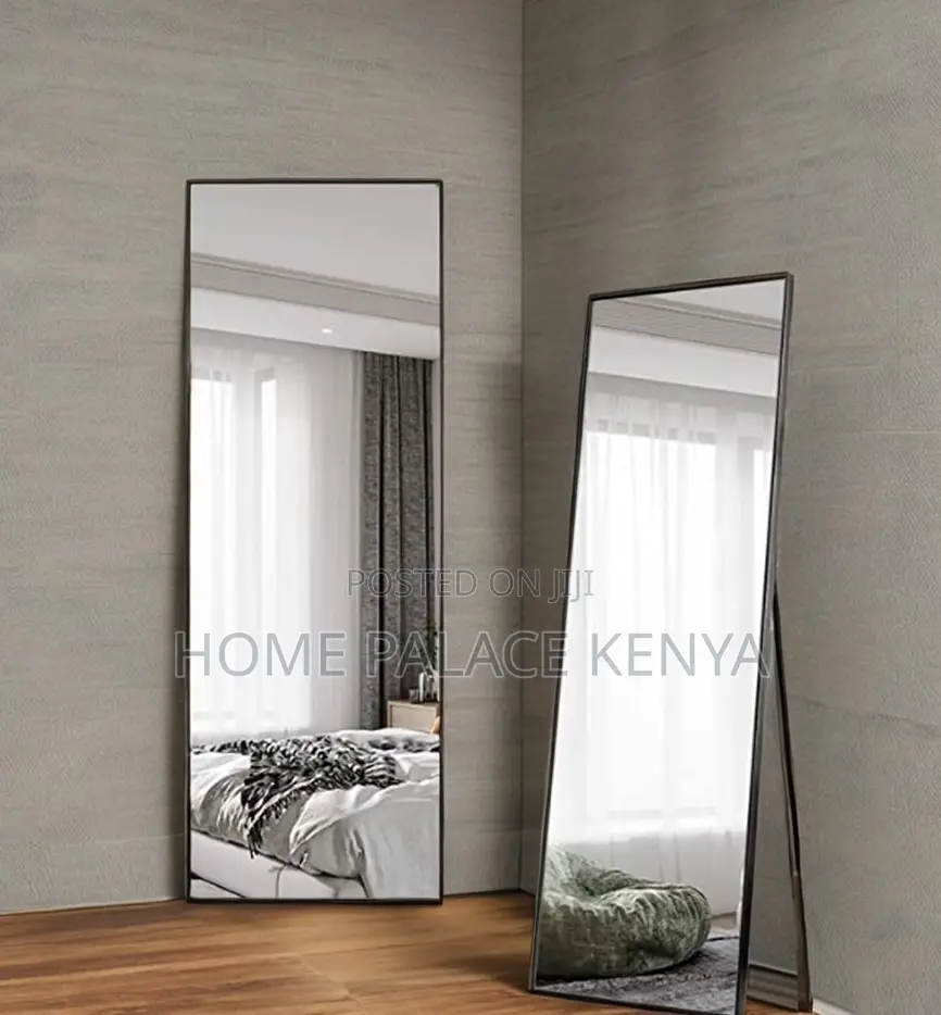Bedroom Mirror: Full Length Floor Mirror With Aluminum Frame