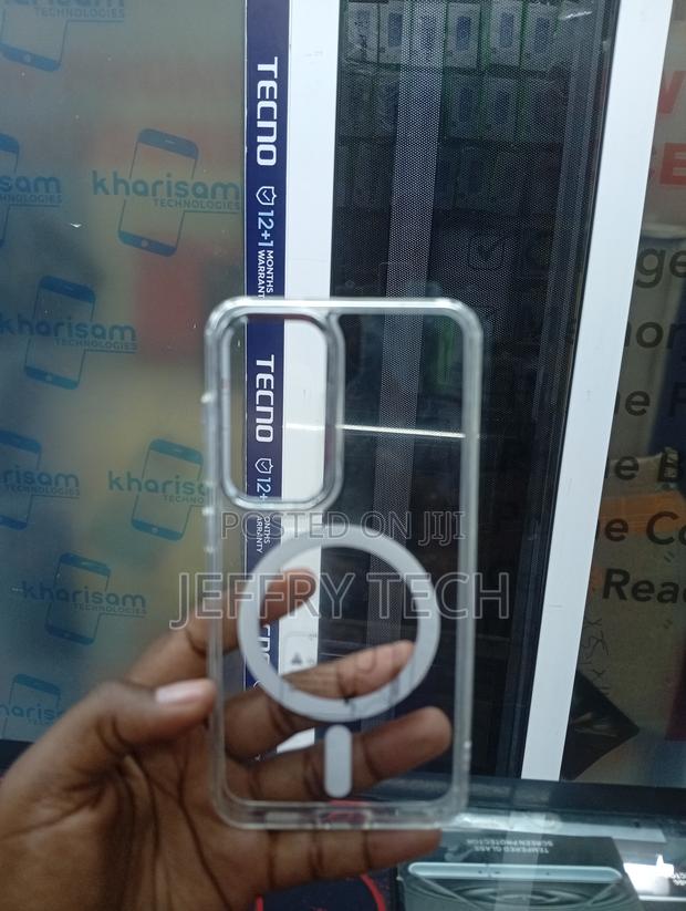 Transparent Magsafe-Compatible Smartphone Protective Case-Tecno