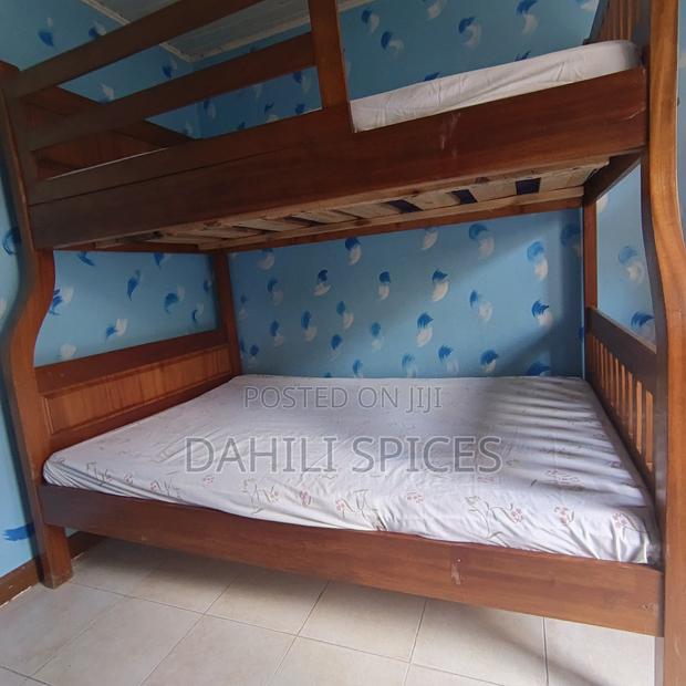 Premium Solid Hardwood Double Decker Bed for Sale - thumbnail 2