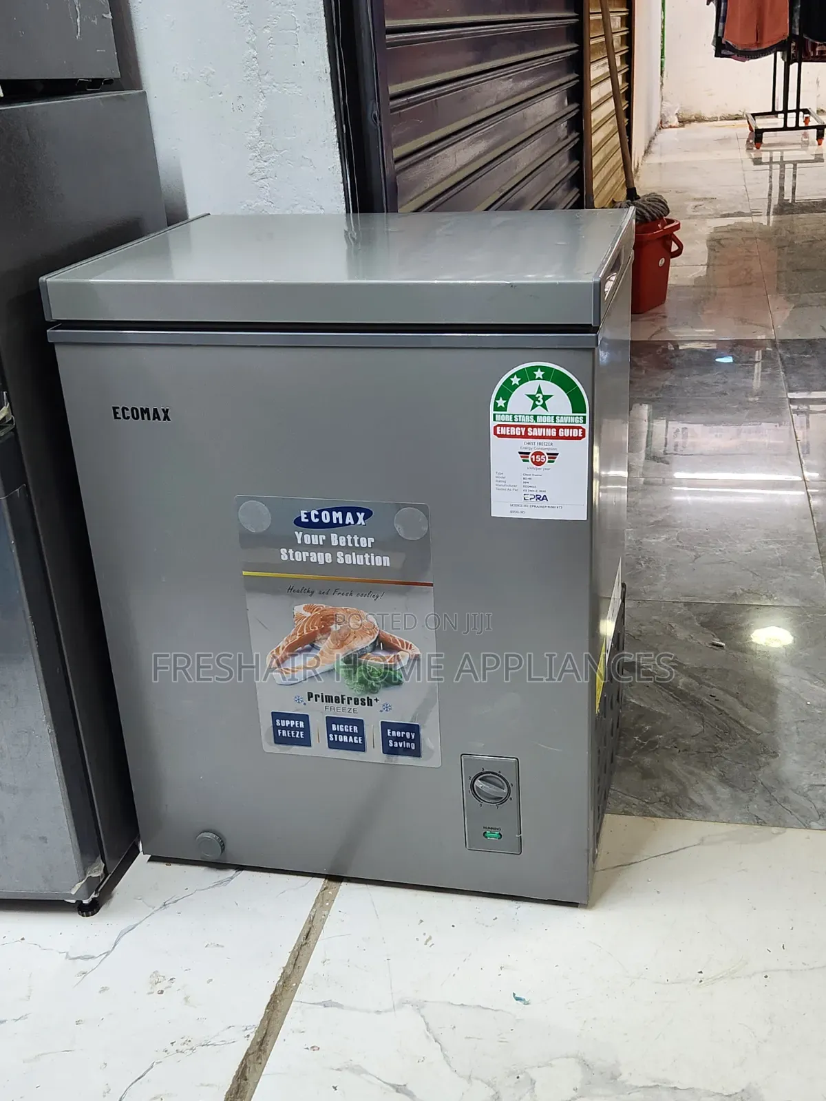 60litres Deep Freezer Brand New Silver