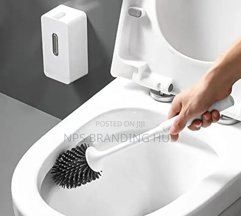 Toilet Brush Set Silicone Wall Mounted (Stda