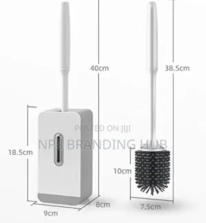 Toilet Brush Set Silicone Wall Mounted (Stda