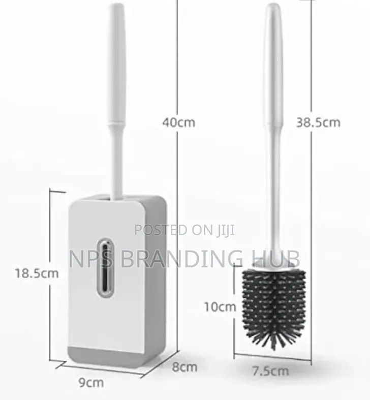 Toilet Brush Set Silicone Wall Mounted (Stda