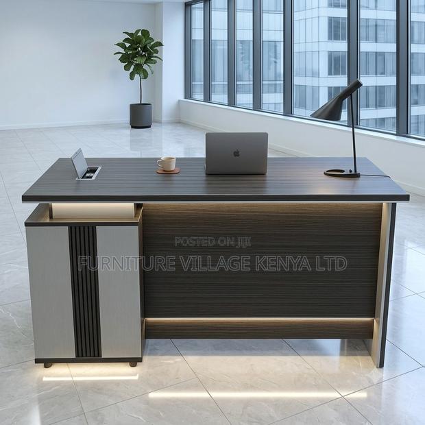 140cm Advanced Gray Office Desk