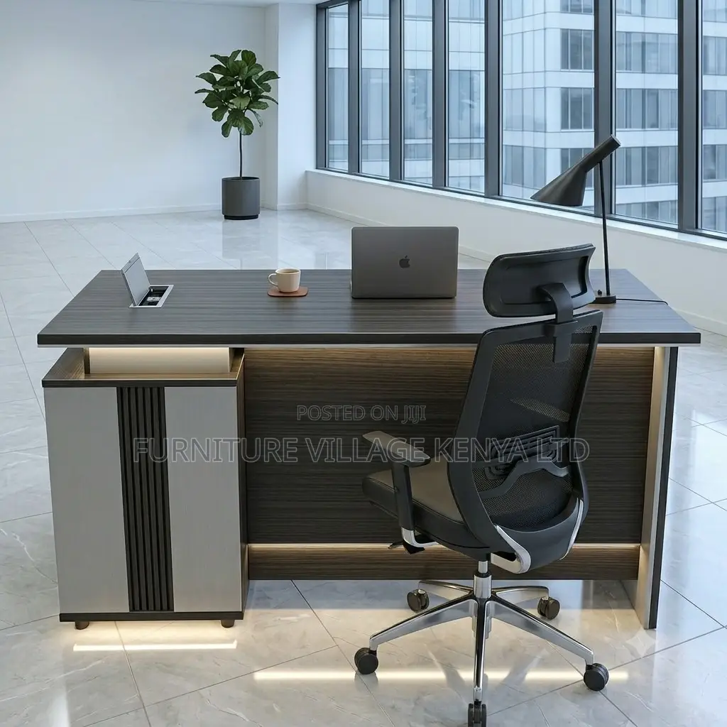 140cm Advanced Gray Office Desk