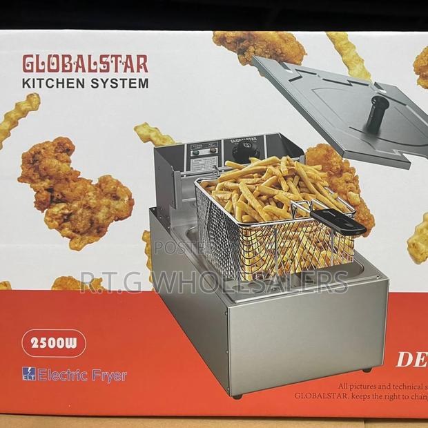 Globalstar Commercial Single Tank Deep Fryer 6 Litres