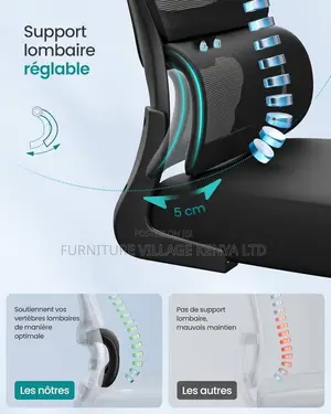 Office Seat With Flipping Arms