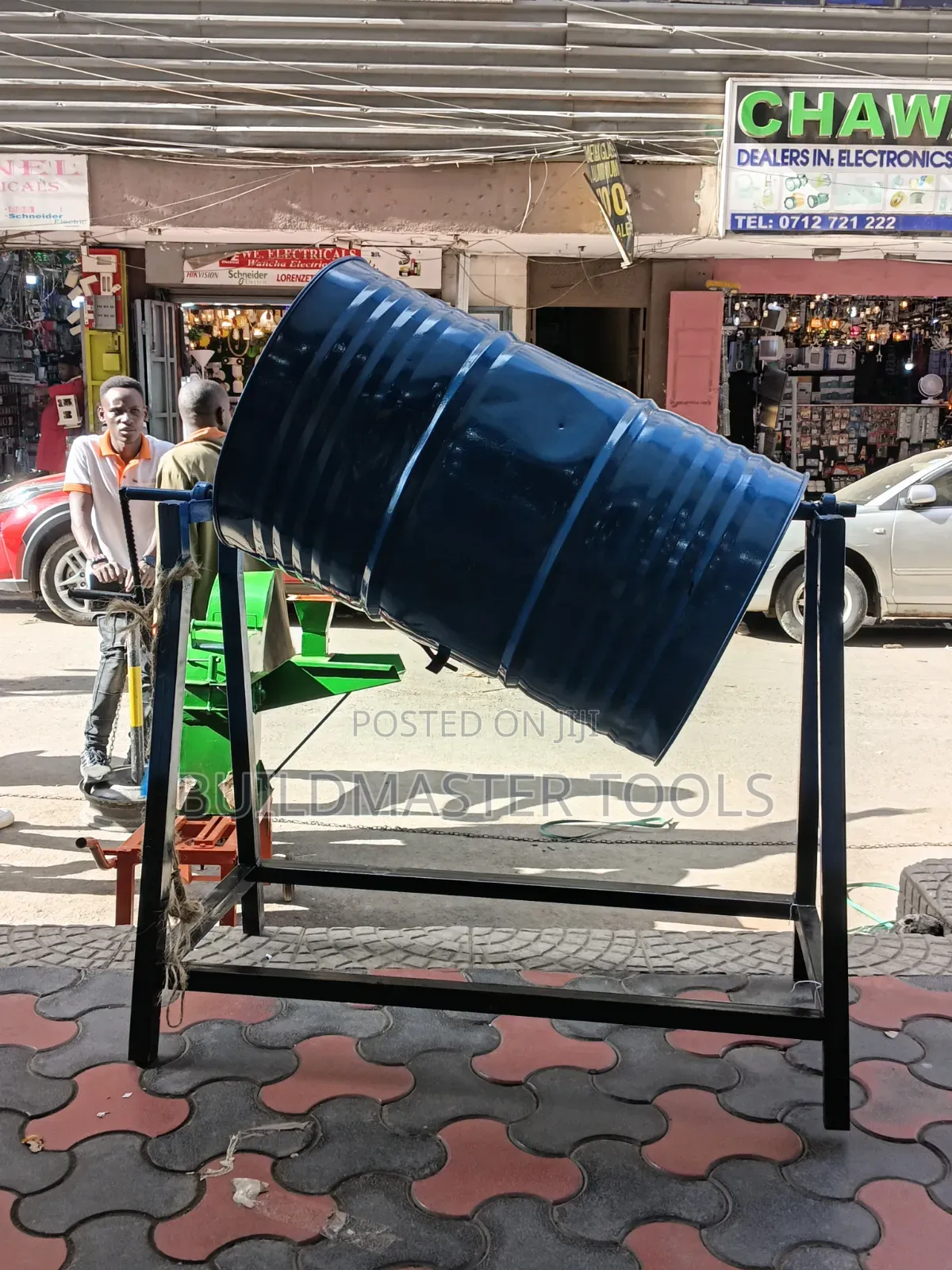 Manual Drum Feed Mixer