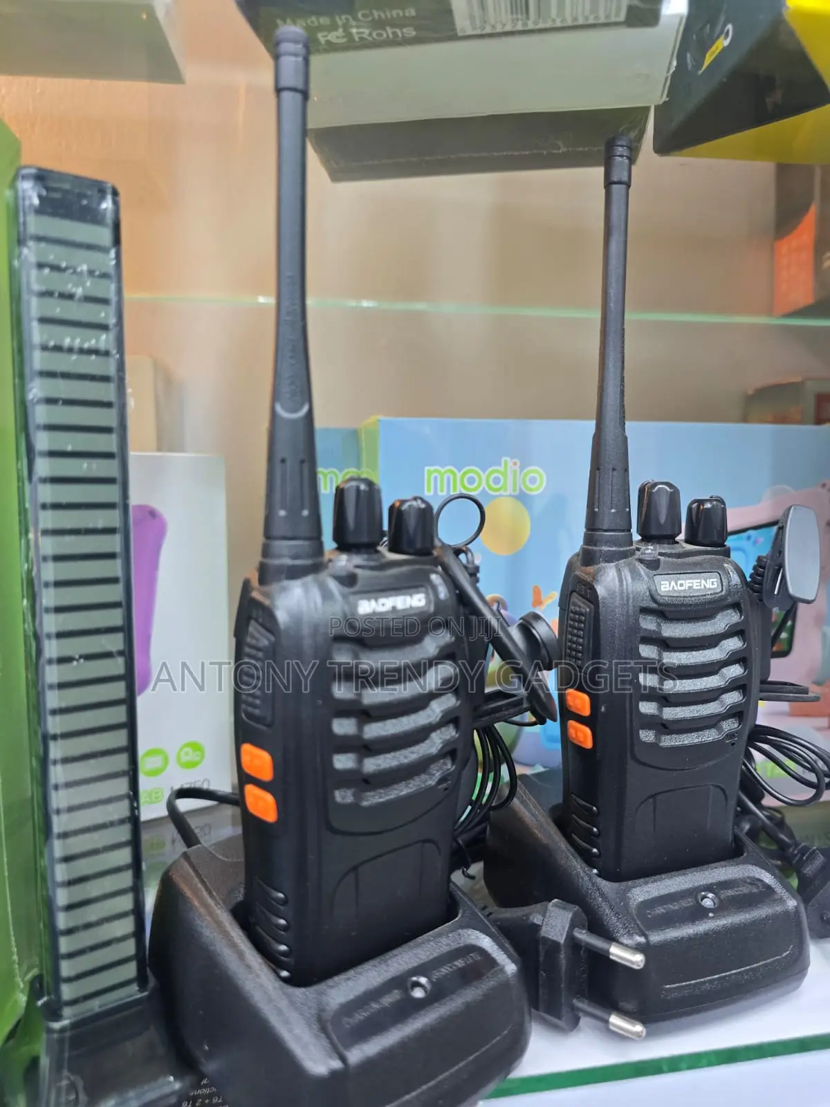 Baofeng Bf888s Rechargeable Long Range Walkie Talkies Pair
