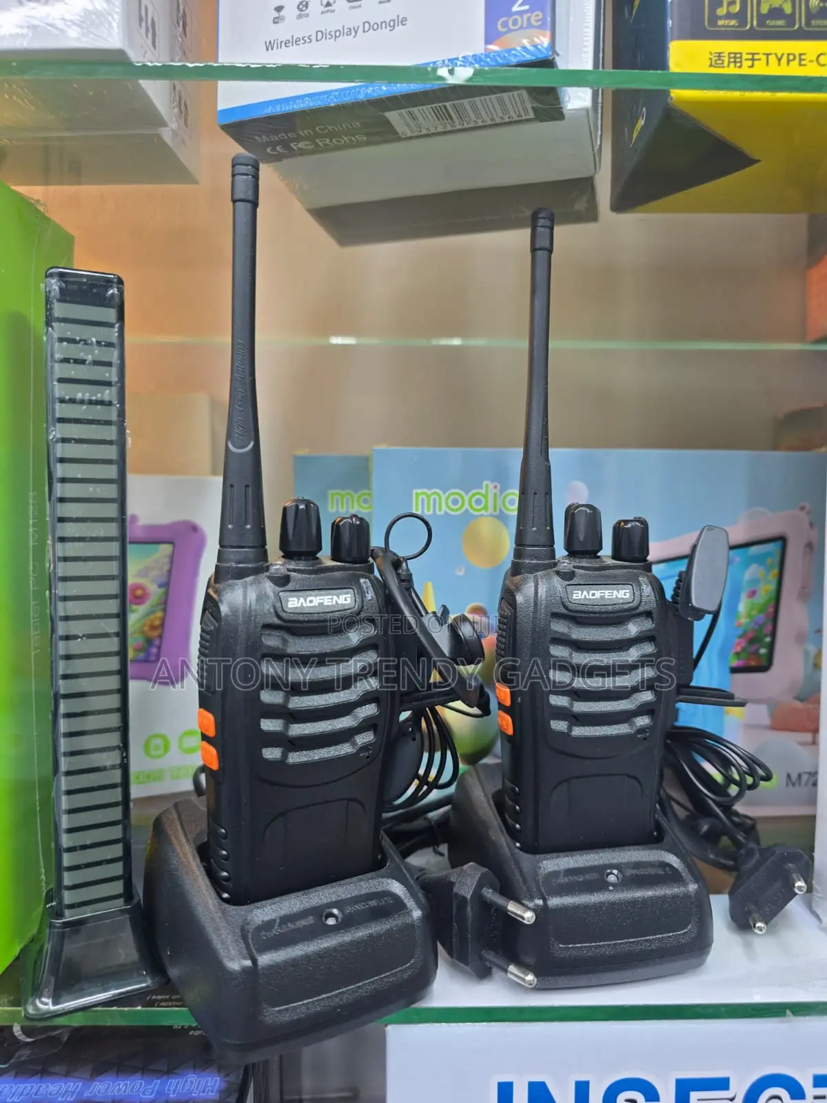 Baofeng Bf888s Rechargeable Long Range Walkie Talkies Pair