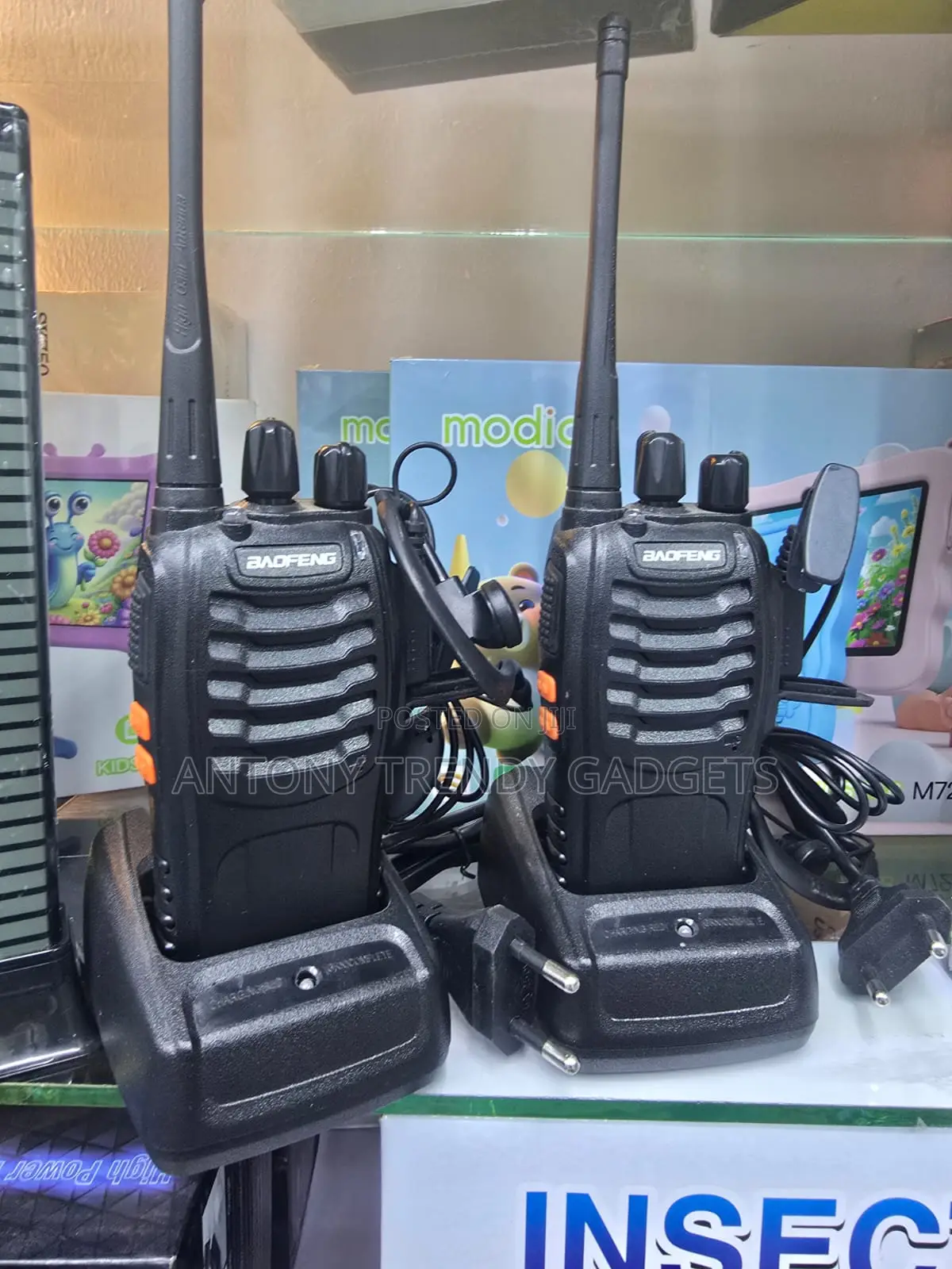 Baofeng Bf888s Rechargeable Long Range Walkie Talkies Pair