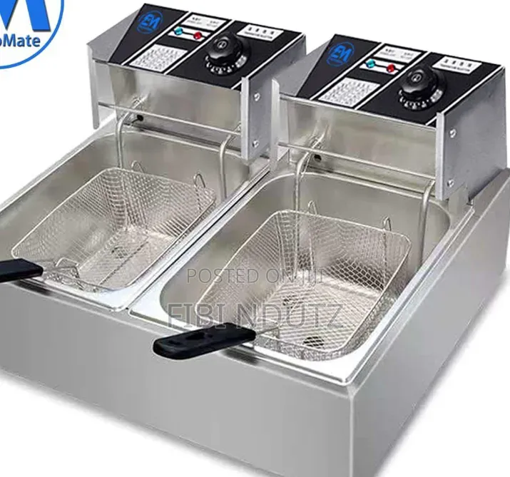 Double Deep Fryer Electomate Commercial 12l Deep Fryer