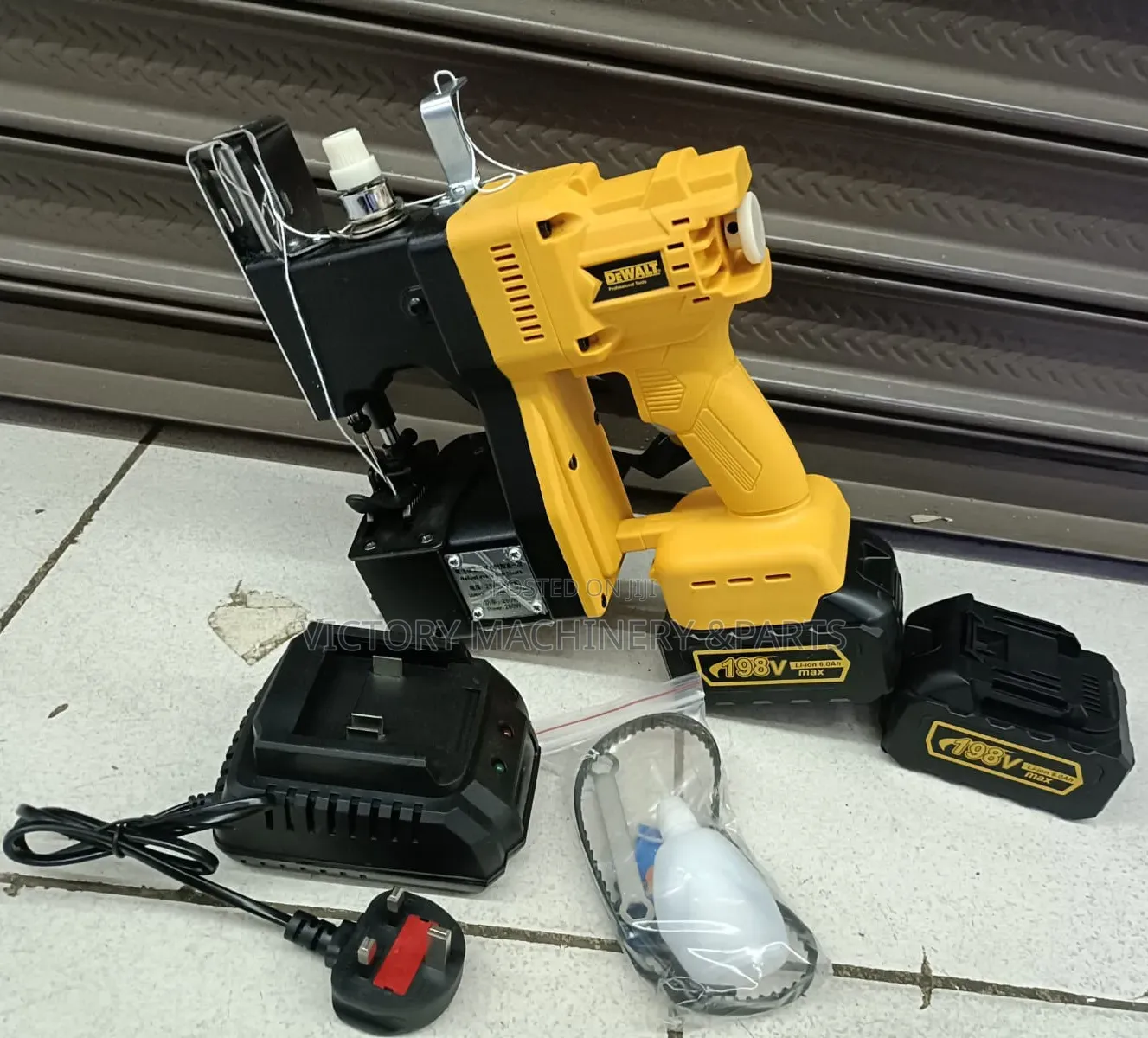 Dewalt Cordless Bag Closer,With 2 Big 198v Batteries Slide Charger.