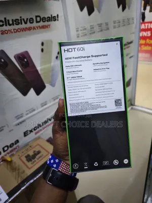 New Infinix Hot 60i 128 GB Gray