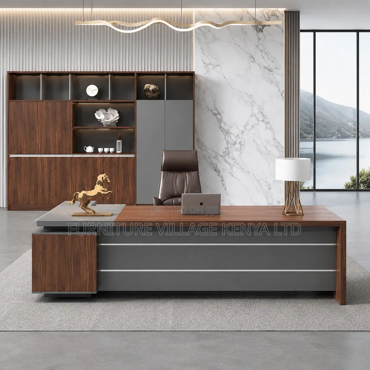 Director's L-Shaped Office Table
