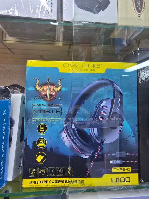 Ovleng U100 Type-C Gaming Headset With Mic Deep Bass Sound - thumbnail 2