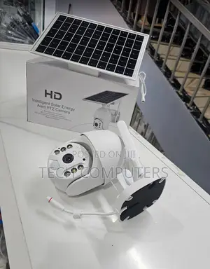 Solar Powered PTZ Security Camera Wireless Outdoor Surveillance System