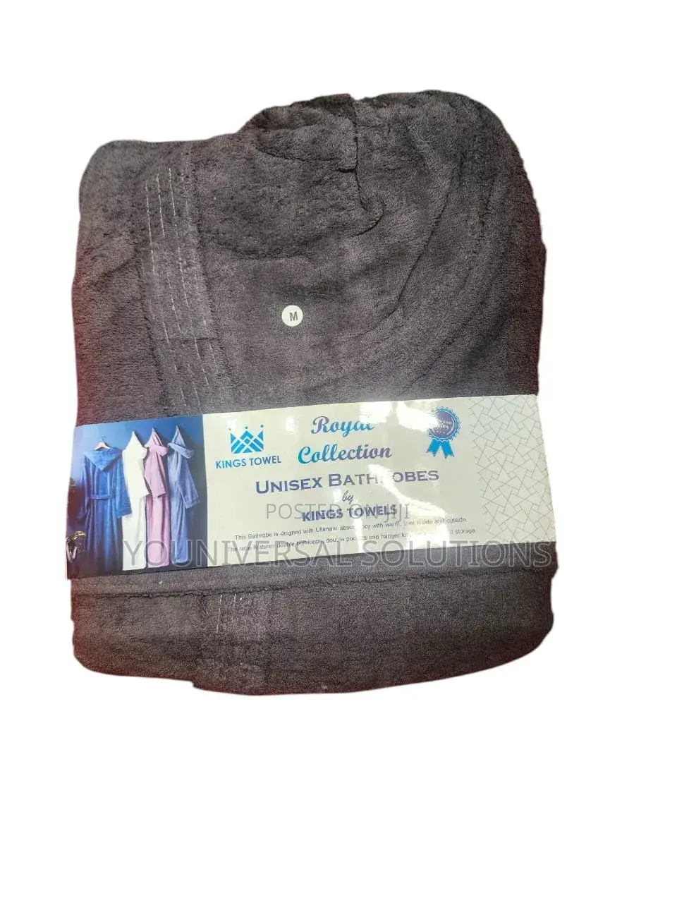 *100% Cotton Bathrobes 
Medium 
Large 
Extra Large 
2 X Large