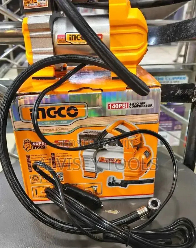 New Ingco Auto Air Compressor 140psi