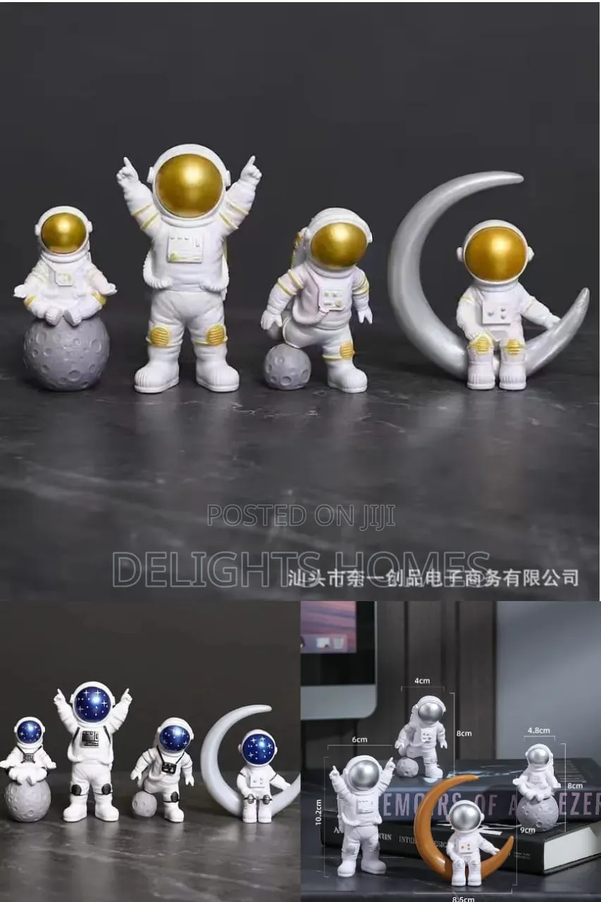 4 Pc Astronaut Figure Statue_sa