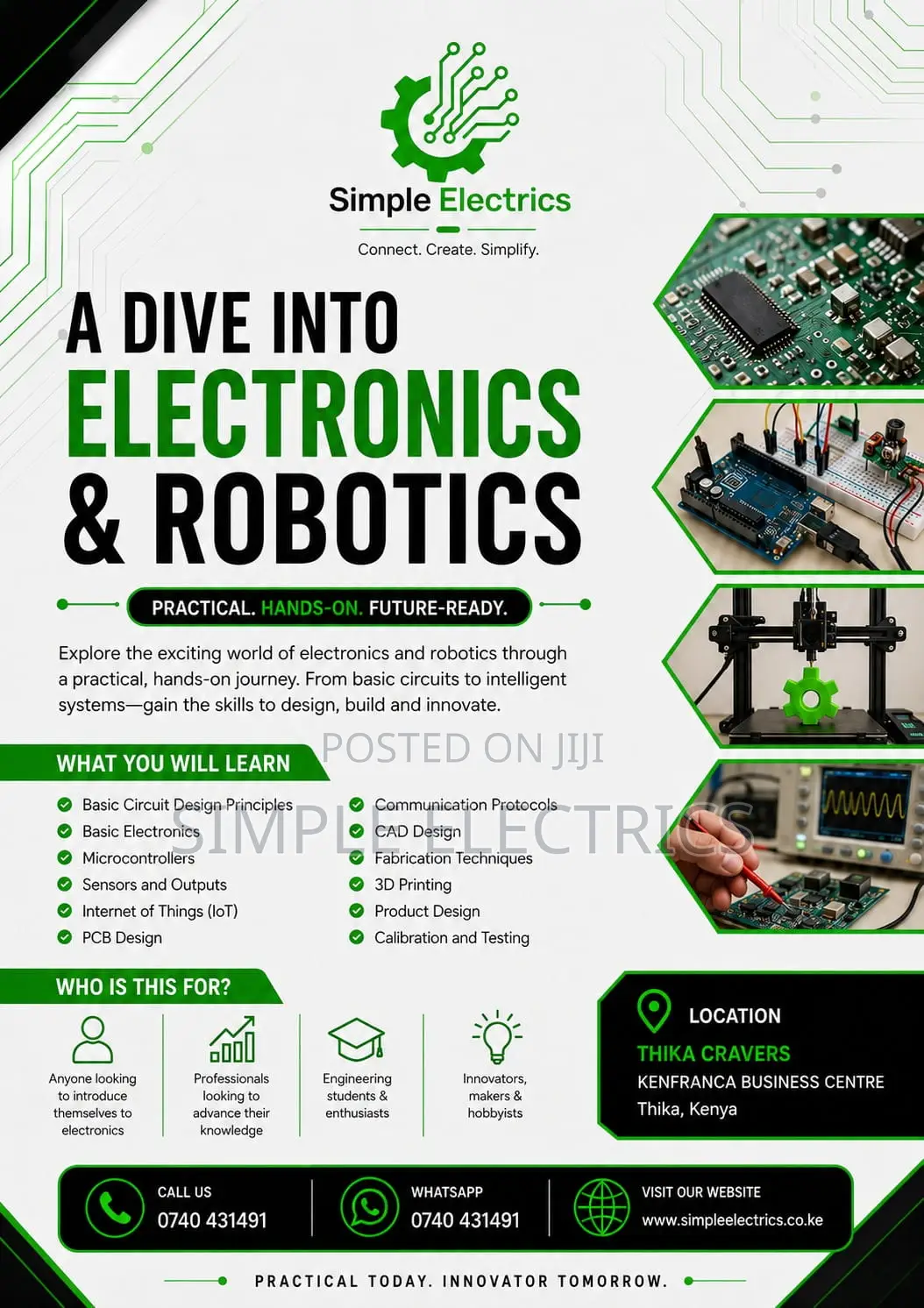 Arduino, Electronics and Robotics Training Course