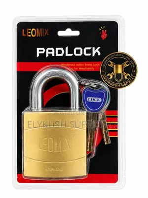 Leomix Heavy Duty Brass Padlock