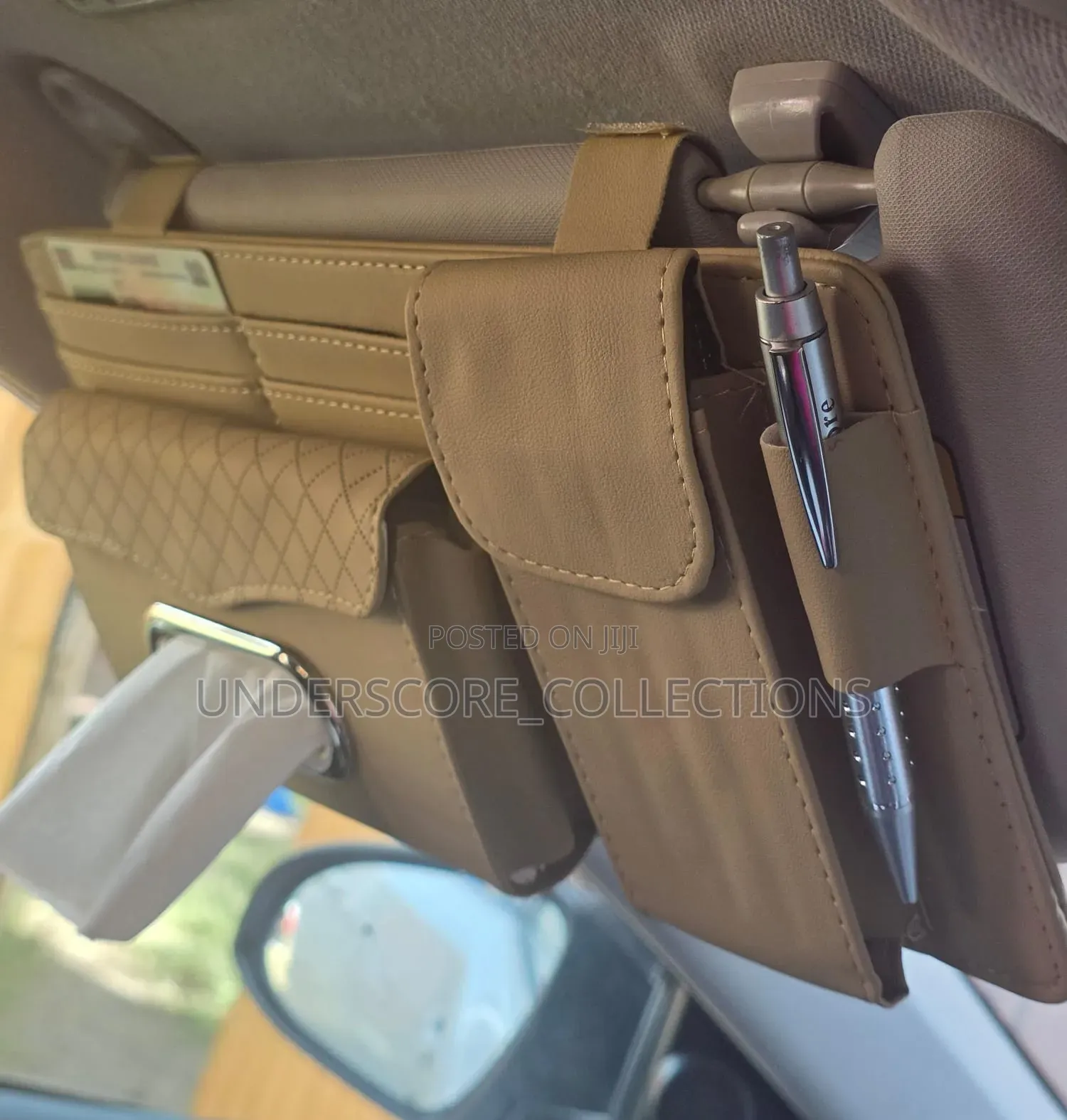 *Multifunctional Car Sun Visor Organizer*