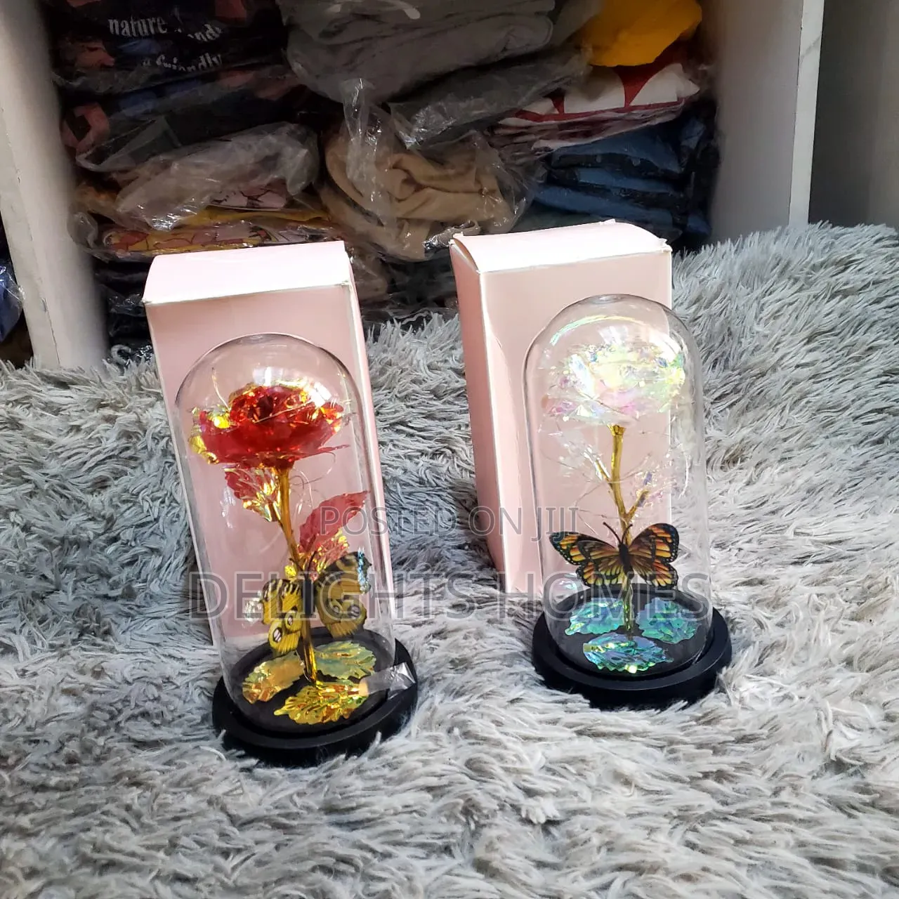 Light With Butterfly  + Led Strings_sa