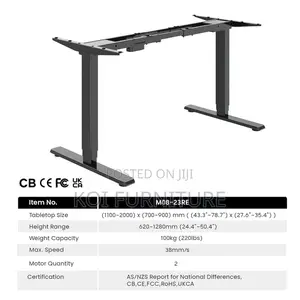 Office Desk; 1400mm Electric Adjustable Home Office Gryo Desk