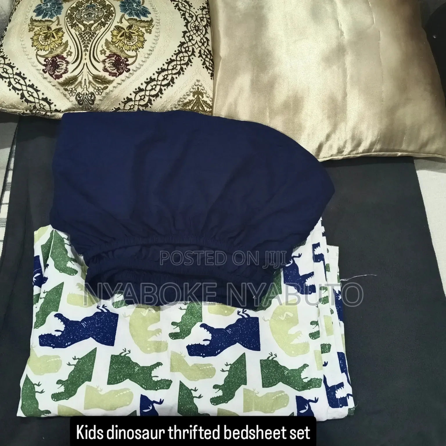 Kids Dinosaur Thrifted Matching Bedsheets