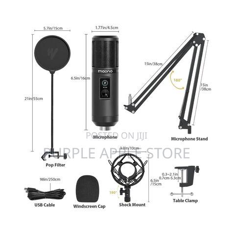 Maono Au-pm421 Professional Usb Condenser Podcast Microphone Kit