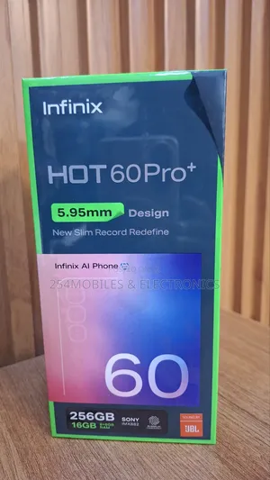 New Infinix Hot 60 Pro+ 256 GB Black