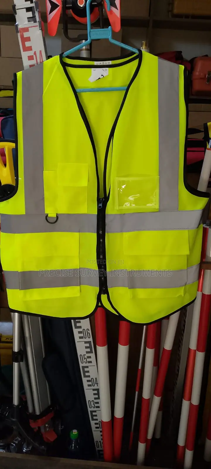 High Visibility Utility Vest With Reflective Strips