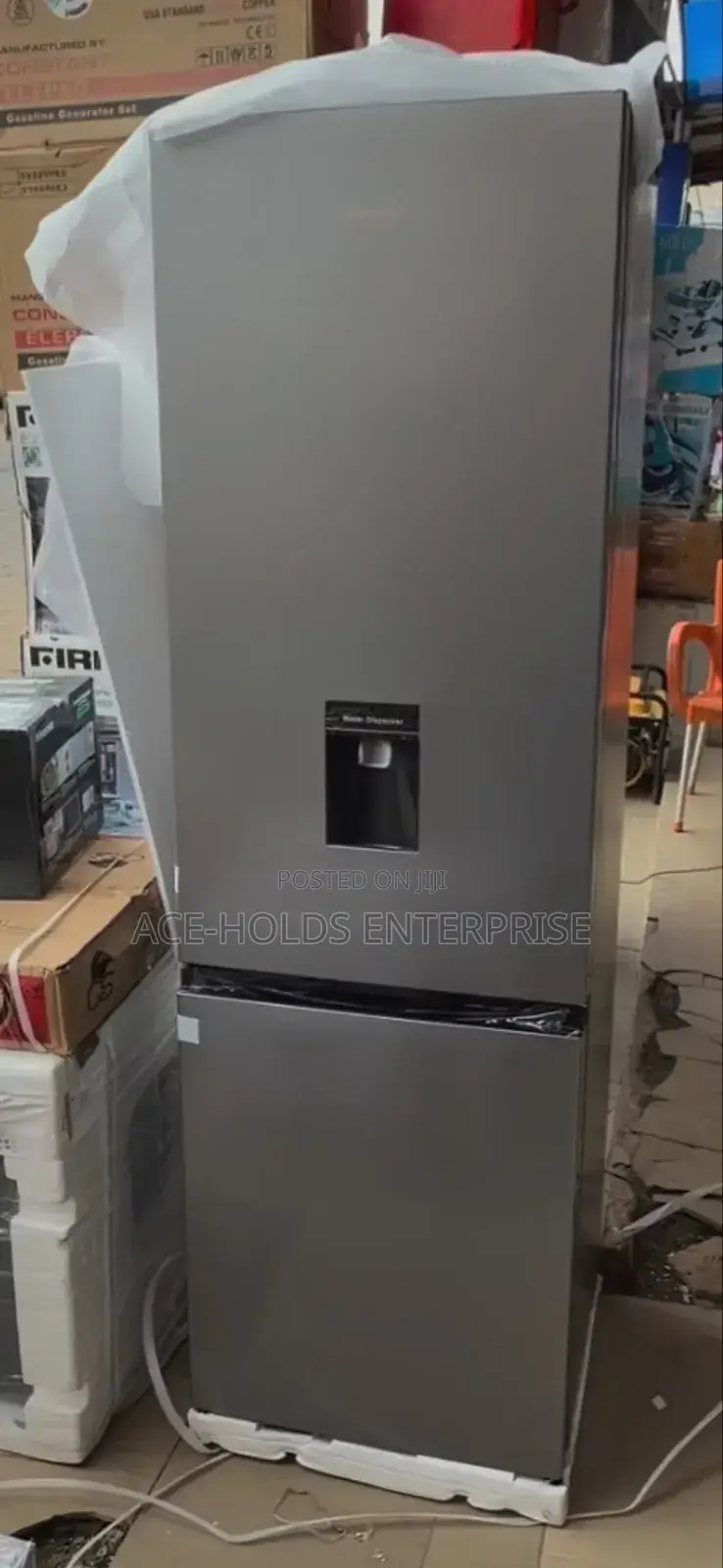 Hisense Fridge 268 Litres - Bottom Freezer (Silver) Ref265dr