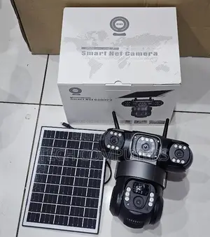 Solar Powered Multi-Lens CCTV Camera 4g Wireless Outdoor Protection