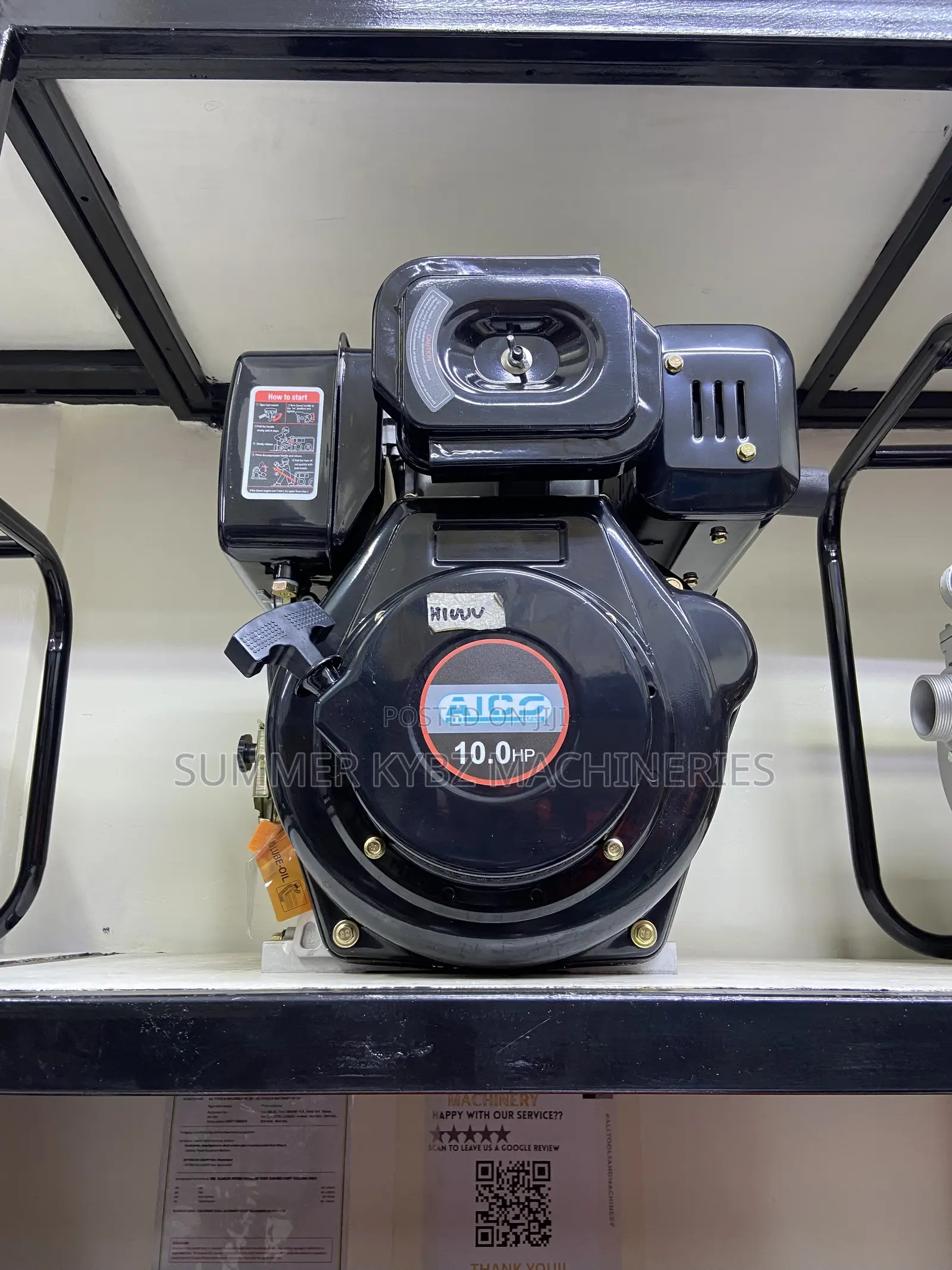 Aico 10.0 Hp Air-Cooled Industrial Diesel Engine